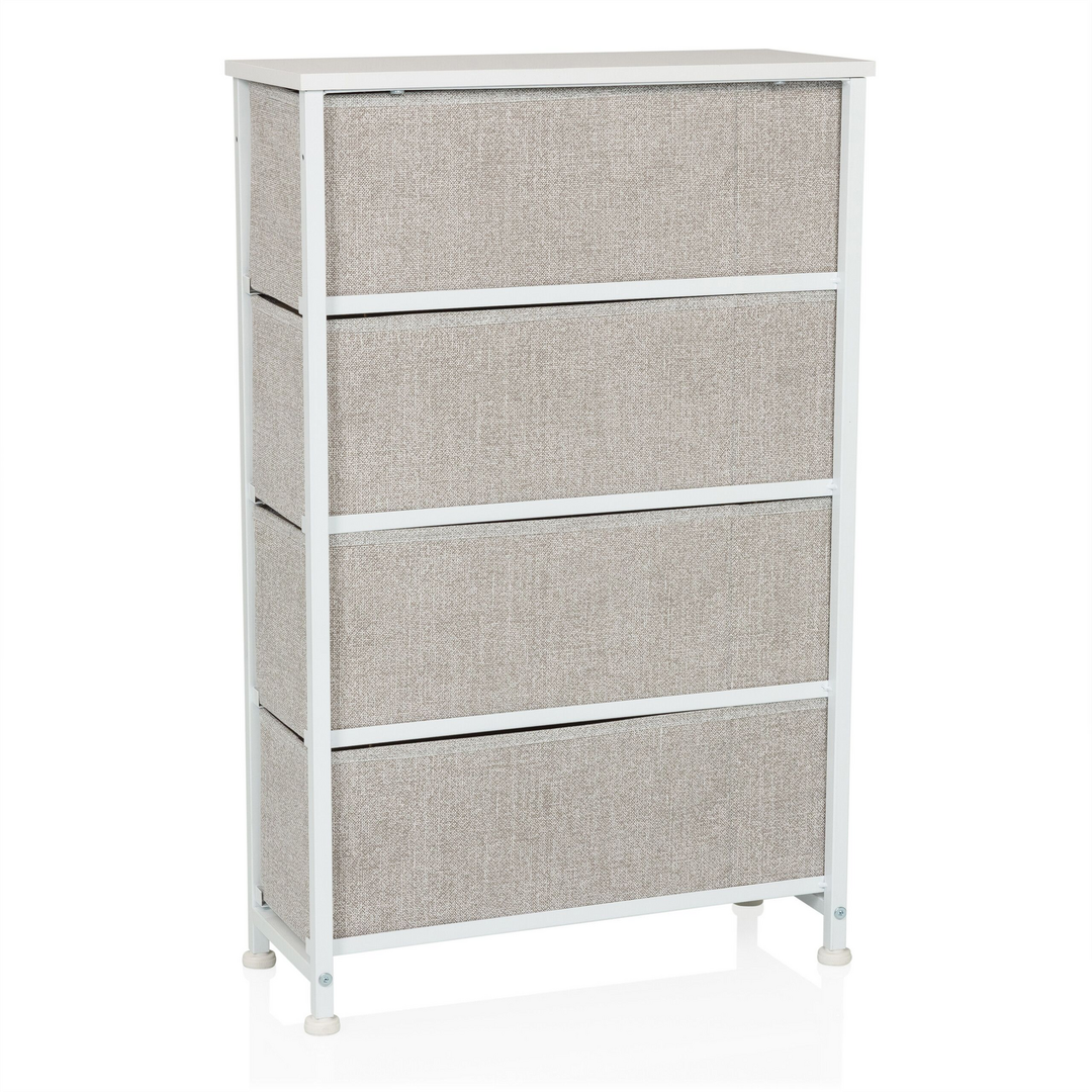 Hjh Living Foldress S   Kommode Sideboard Schubladenkommode Möbel Schrank Grau B-Ware - 4064323106241