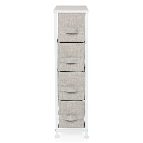 Hjh Living Foldress S   Kommode Sideboard Schubladenkommode Möbel Schrank Grau B-Ware - 4064323106241