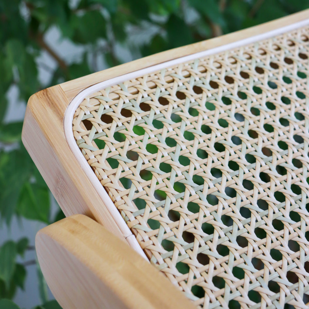 hjh LIVING Klappstuhl Stuhl Rattan Bambus braun TUDELA BAMBOO Sitzgelegenheit - 4064323038382