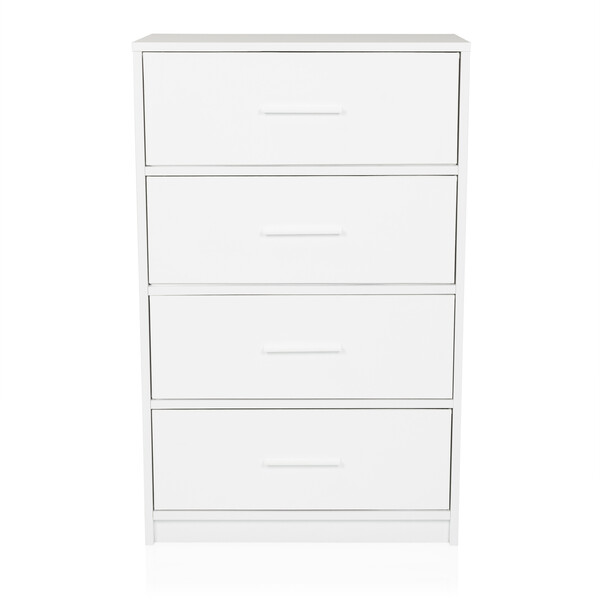 Hjh Living Kommode Estoria 58x30x91cm 4 Fächer Weiß Möbel Schrank Wandschrank B-Ware - 4064323106319