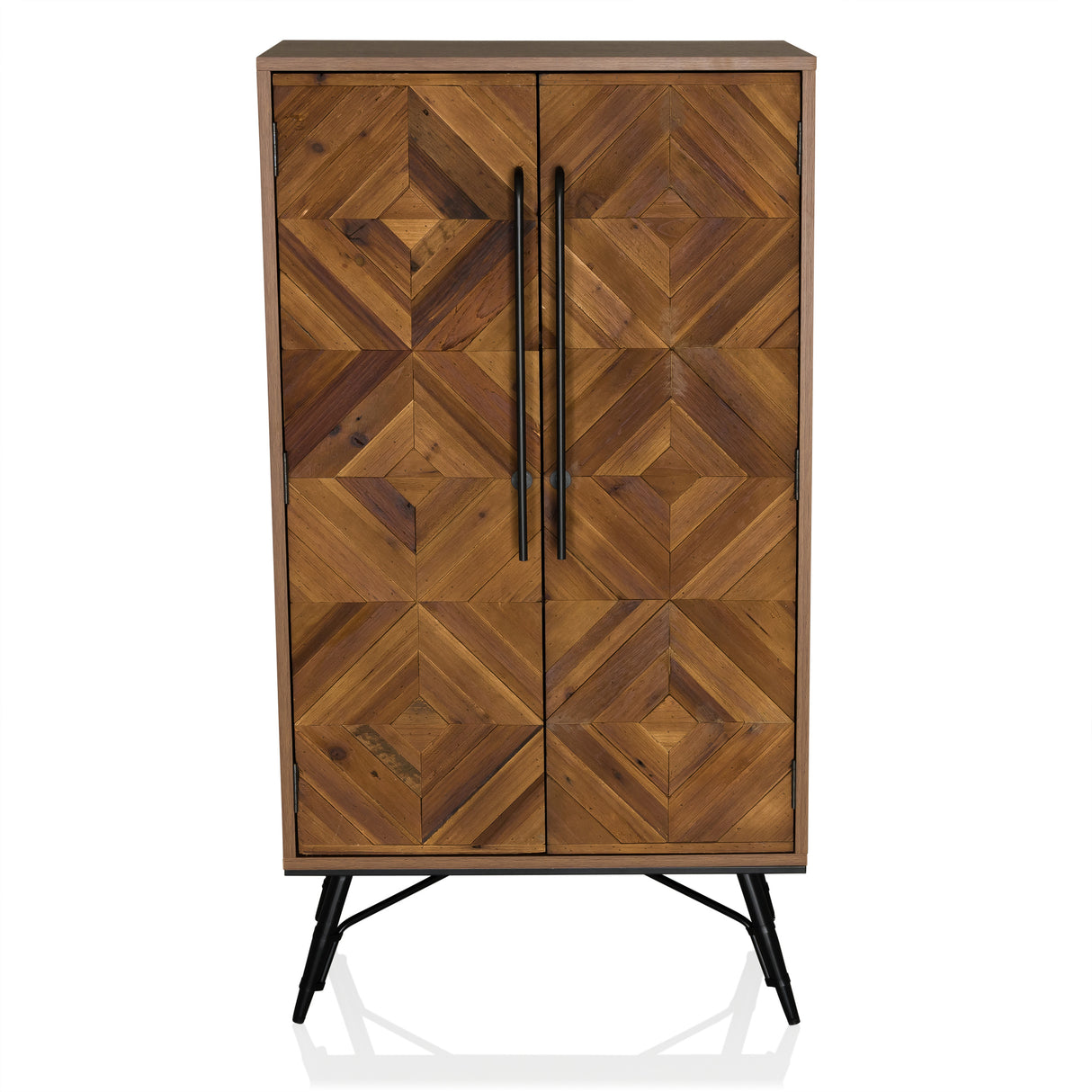 B-Ware Hjh Living Kommode Schrank Santjago Wood High Holz Aufbewahrung Schlafzimmer - 4064323106395