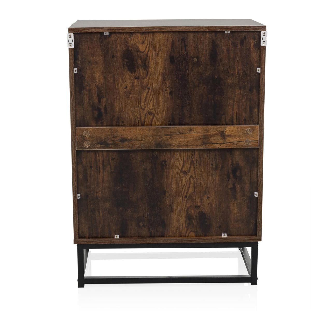 hjh LIVING Kommode Sideboard VINSTRA Braun Melaminharzbeschichtete Spanplatte - 4064323045304