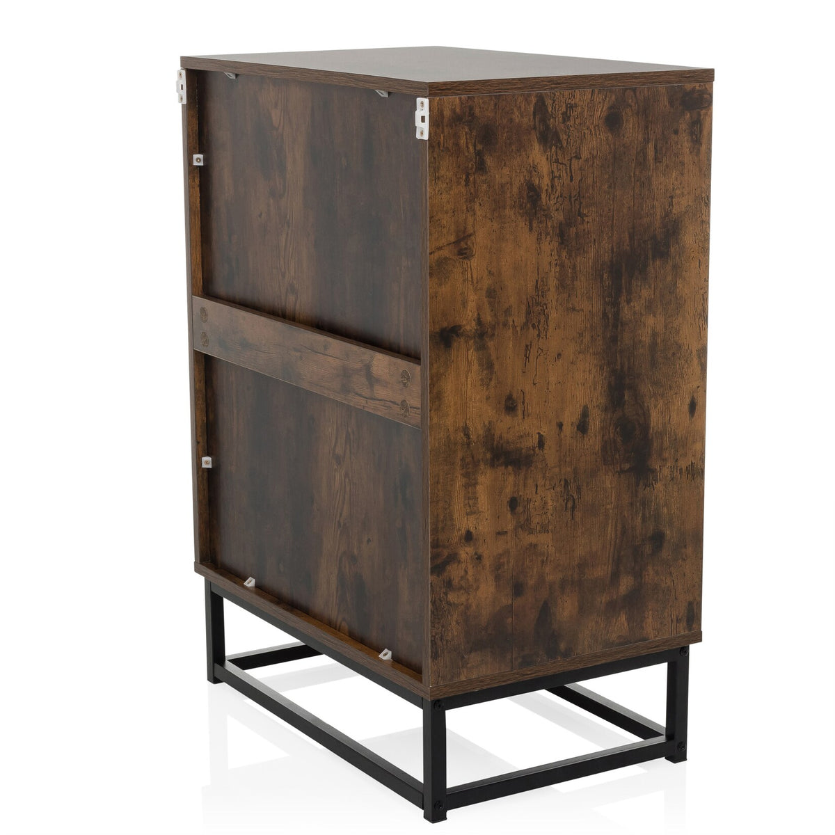 hjh LIVING Kommode Sideboard VINSTRA Braun Melaminharzbeschichtete Spanplatte - 4064323045304