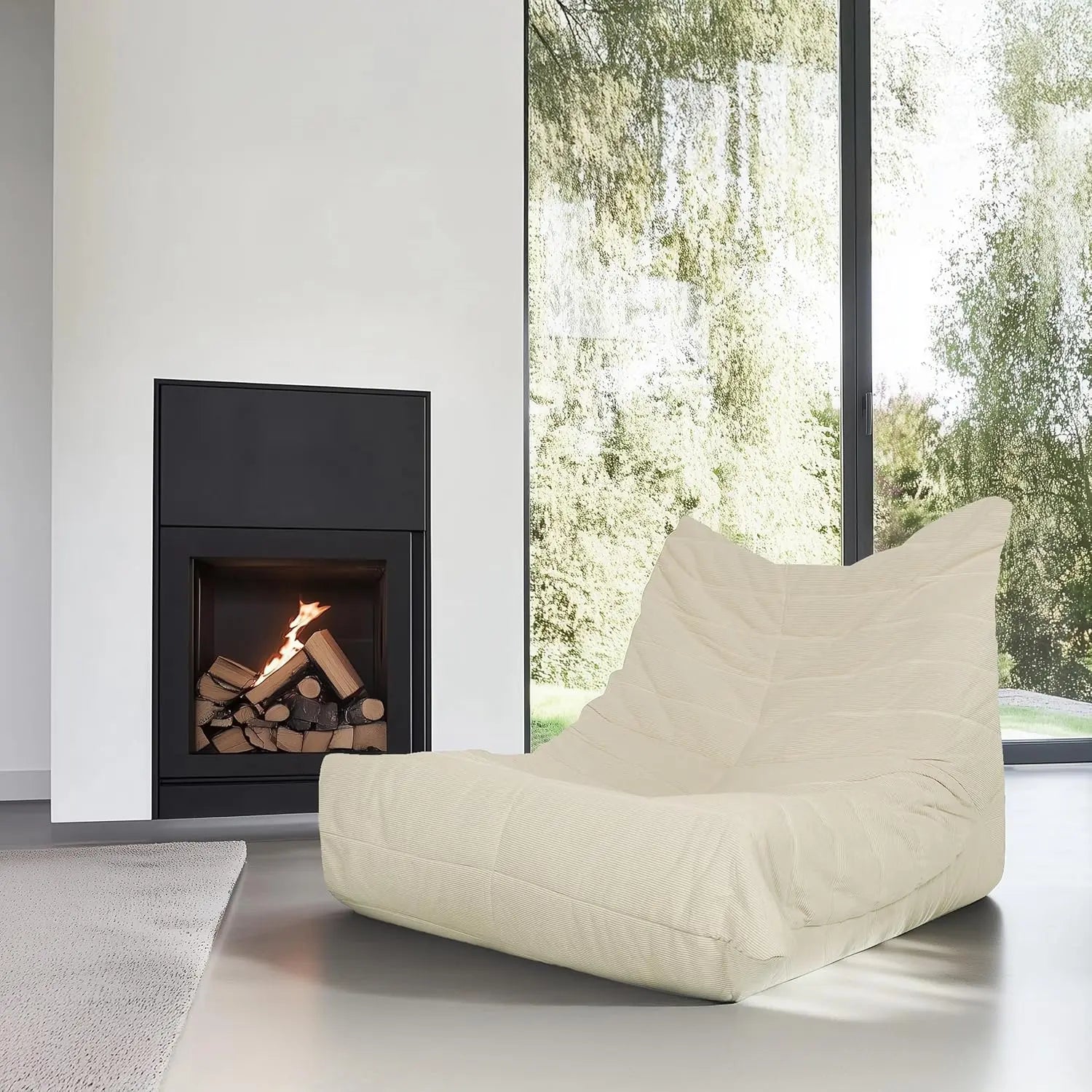 B-Ware Hjh Living Loungesessel Sessel Sitzgelegenheit Stoff Beige Vielseitig Einsetzbar - 4064323106531