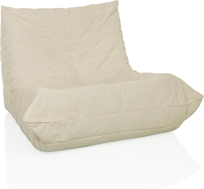 hjh LIVING Loungesessel Sessel Sitzgelegenheit Stoff beige vielseitig einsetzbar - 4064323106531