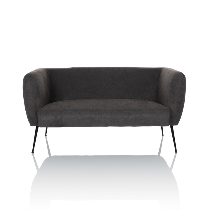 Hjh Living Loungesofa Couch Hayriver Stoff Grau Sofa Stuhl Möbel Wohnzimmerstuhl B-Ware - 4064323037330