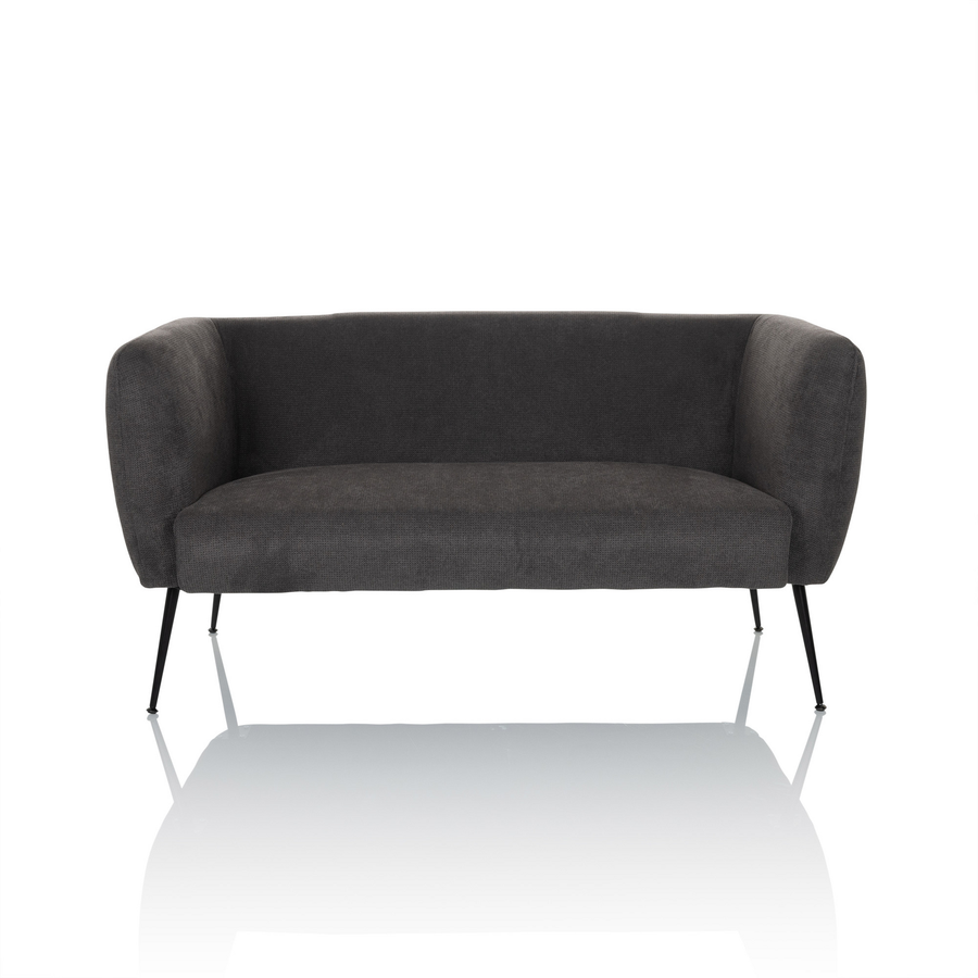 Hjh Living Loungesofa Couch Hayriver Stoff Grau Sofa Stuhl Möbel Wohnzimmerstuhl B-Ware - 4064323037330