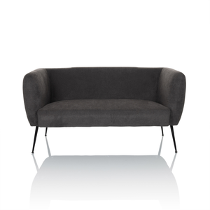 B-Ware Hjh Living Loungesofa Couch Hayriver Stoff Grau Sofa Stuhl Möbel Wohnzimmerstuhl