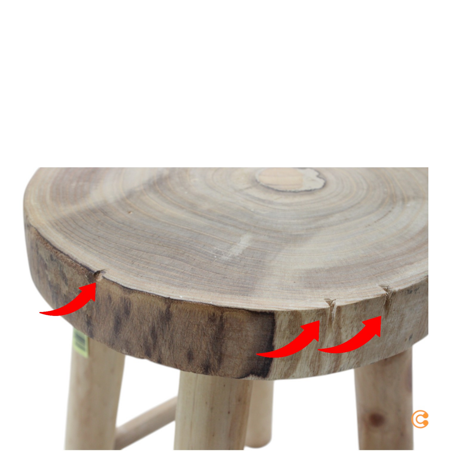 Hjh Living Rustiko W Sitzhocker Hocker Holzhocker Sitz Schemel Siehe Text/Foto B-Ware - 4064323037972