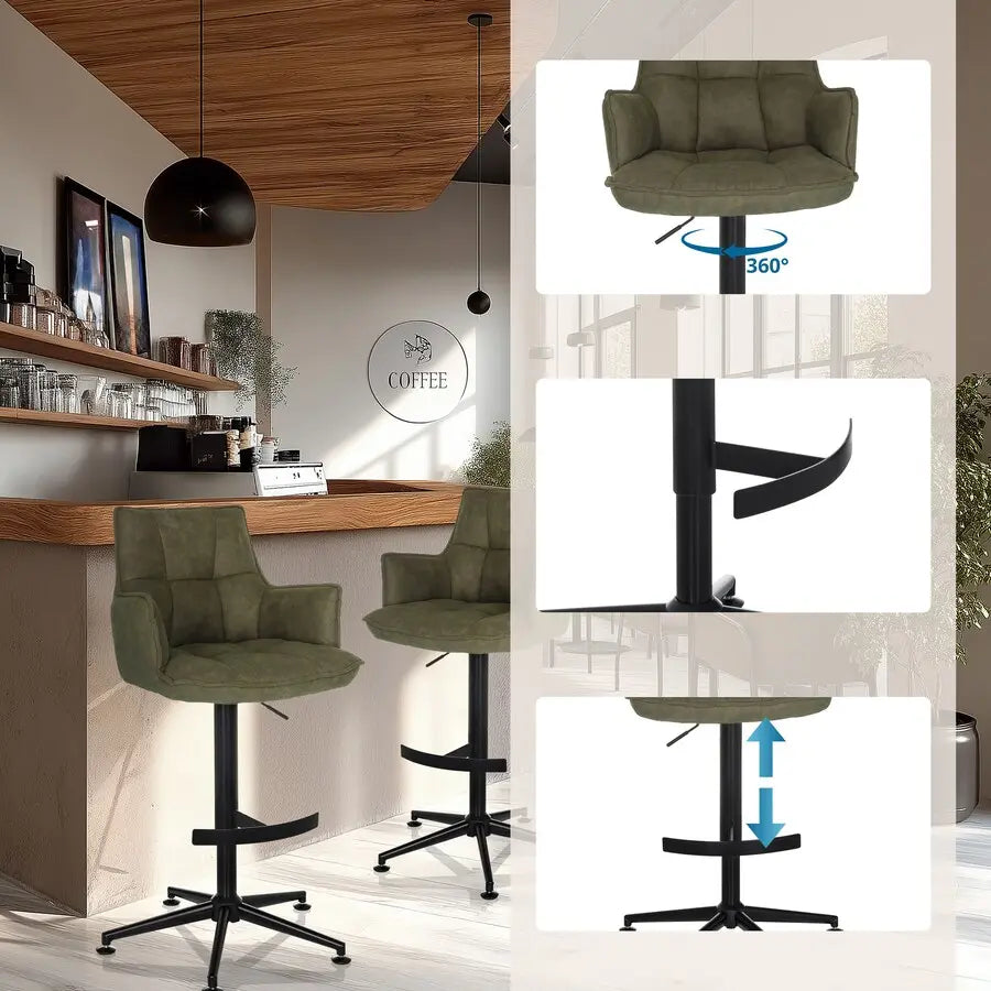 B-Ware Hjh Living Solao Life High Barhocker Hocker Tresenhocker Küche Höhenverstell214 - 4064323106647