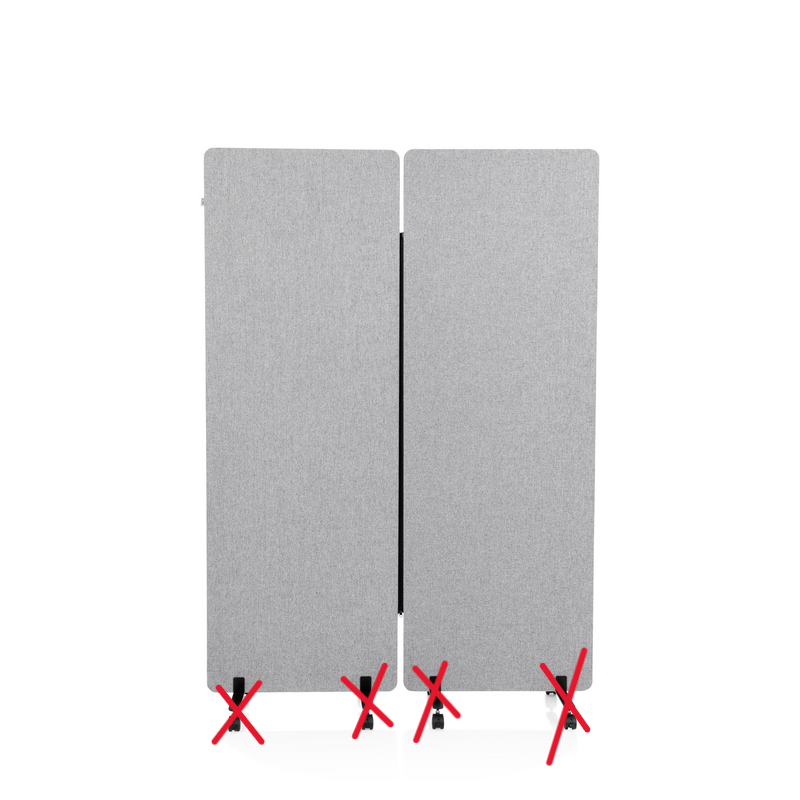 hjh OFFICE Trennwand FLEXMIUT Panel Sichtschutz Akustikwand PET SIEHE TEXT/FOTO - 4251084679927
