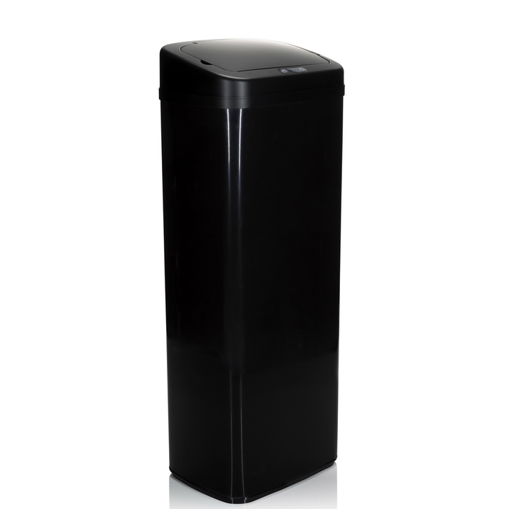 Hjh Office Abfallsammler Mülleimer Clean V Mit Sensor 50 L Stahl Schwarz Eimer B-Ware