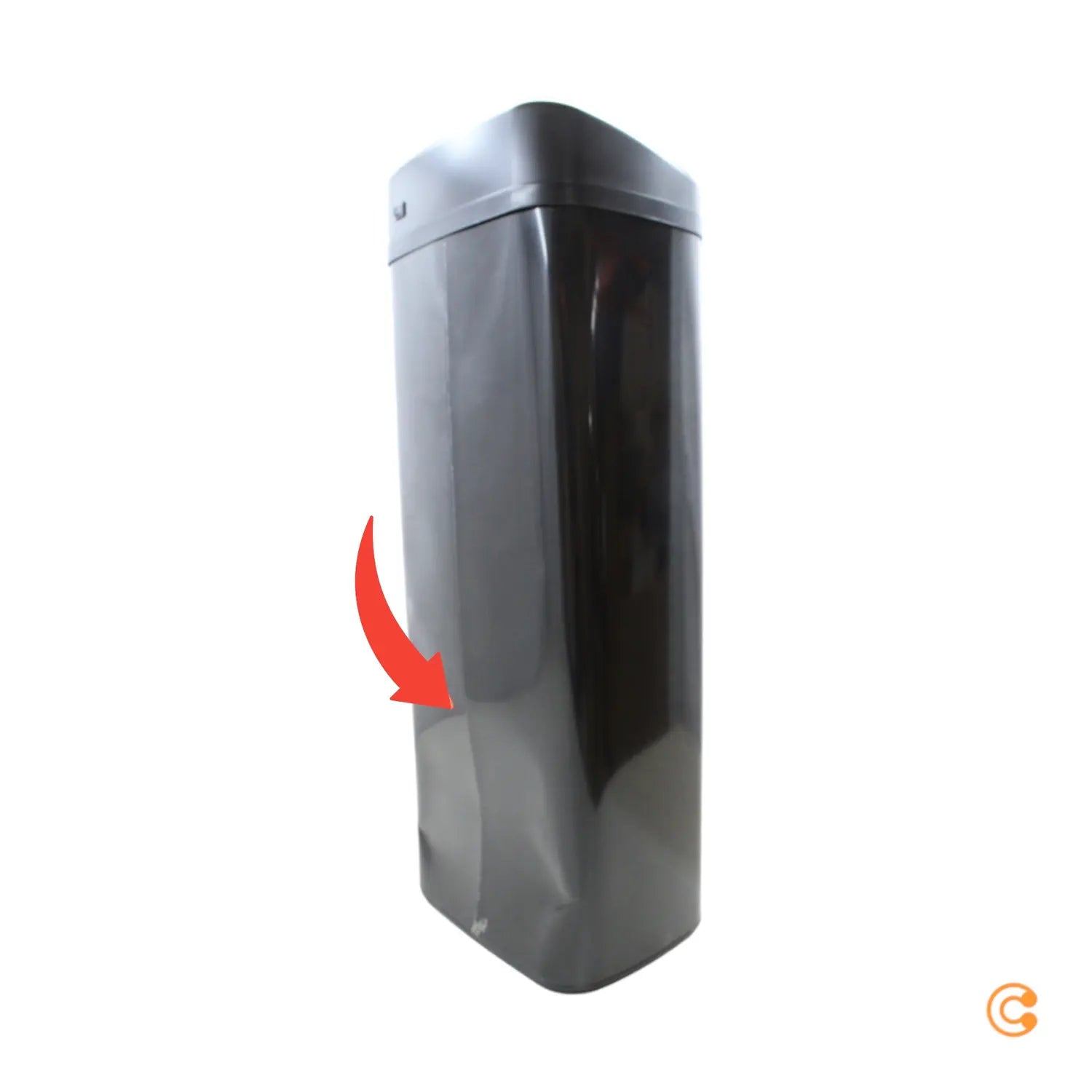 B-Ware Hjh Office Abfallsammler Clean V Mit Sensor 50 L Stahl Schwarz Siehe Text/Foto - 4064323013242