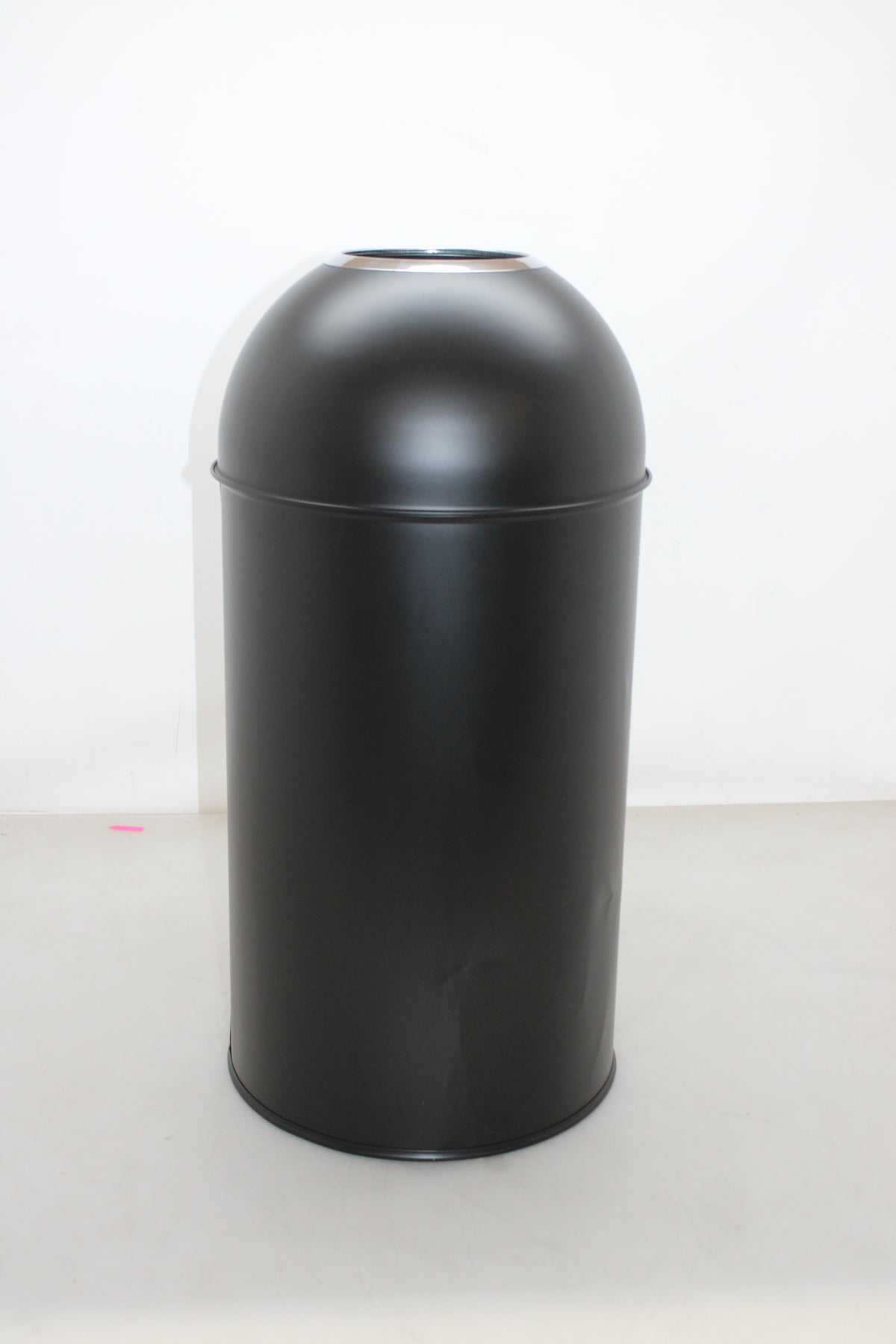 hjh OFFICE Abfallsammler Mülleimer CLEAN OR 50L schwarz matt Inneneimer Metall - 4064323035824
