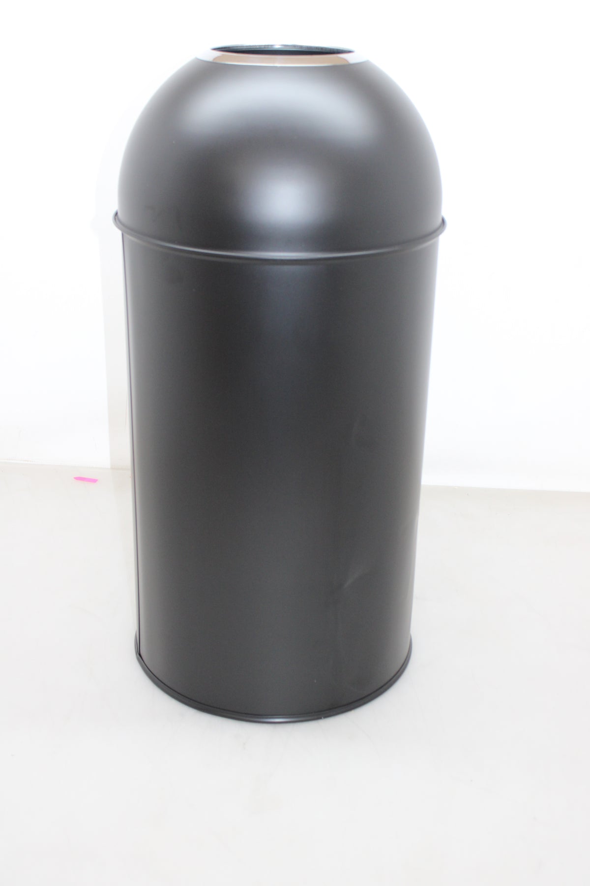 hjh OFFICE Abfallsammler Mülleimer CLEAN OR 50L schwarz matt Inneneimer Metall - 4064323035824