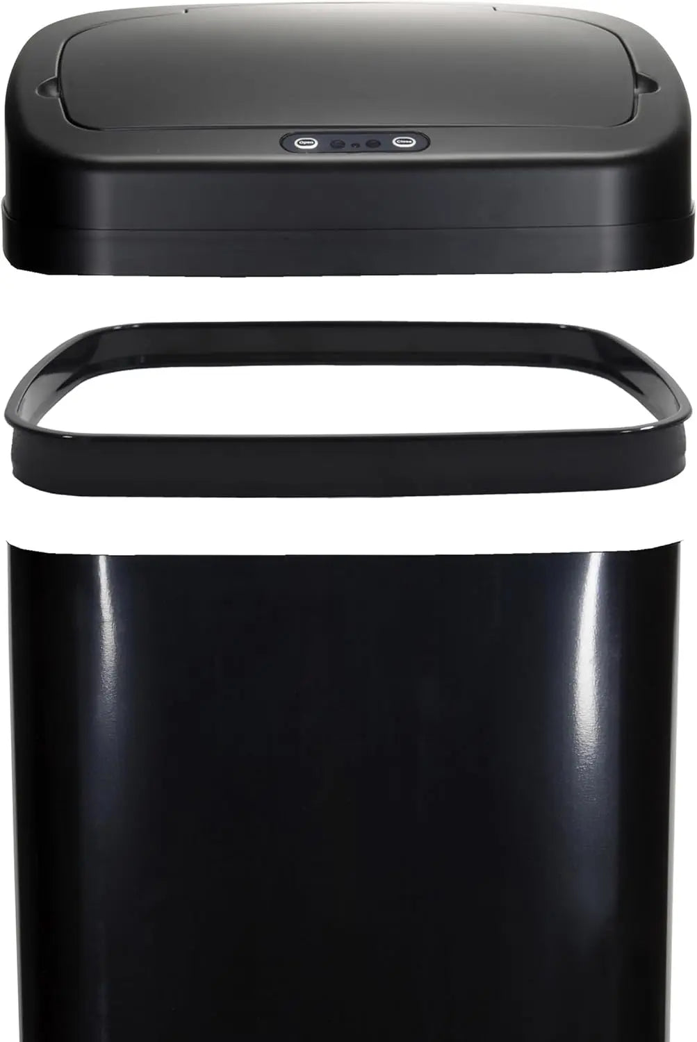 B-Ware Hjh Office Abfallsammler Mülleimer Clean V Mit Sensor 50 L Stahl Weiß - 5054061071085