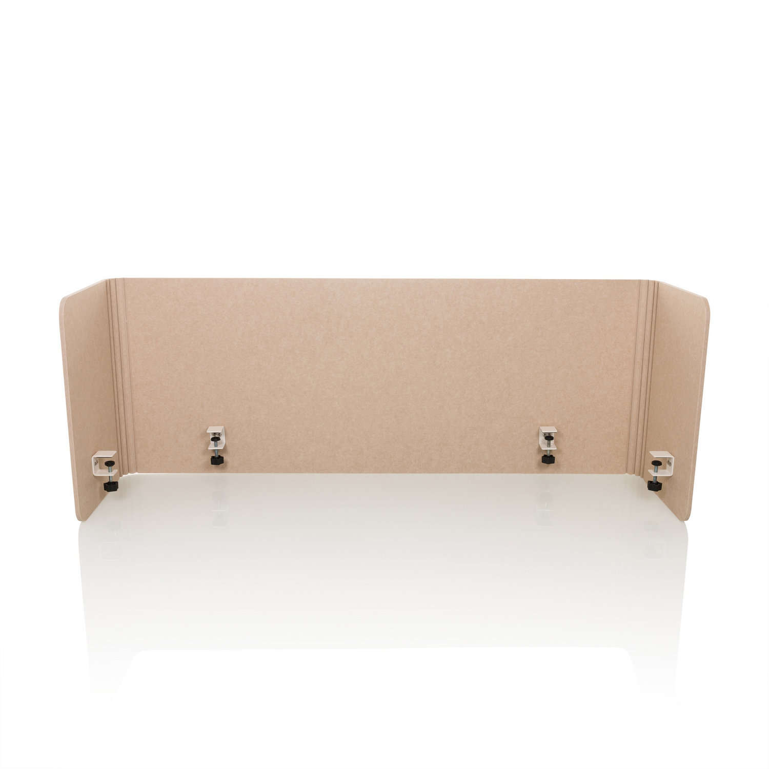 Hjh Office Tischtrennwand Akustikpanel Flexmiut Sichtschutz Pet Beige Trennwand B-Ware