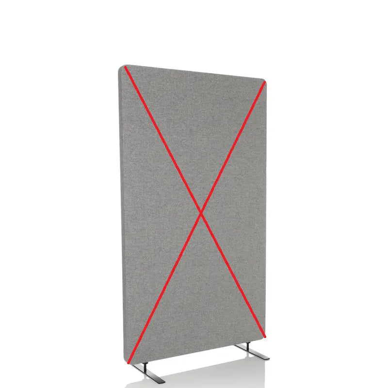 B-Ware Hjh Office Trennwand Raumteiler Flexmiut Stand Hellgrau Siehe Text/Foto - 4064323035800