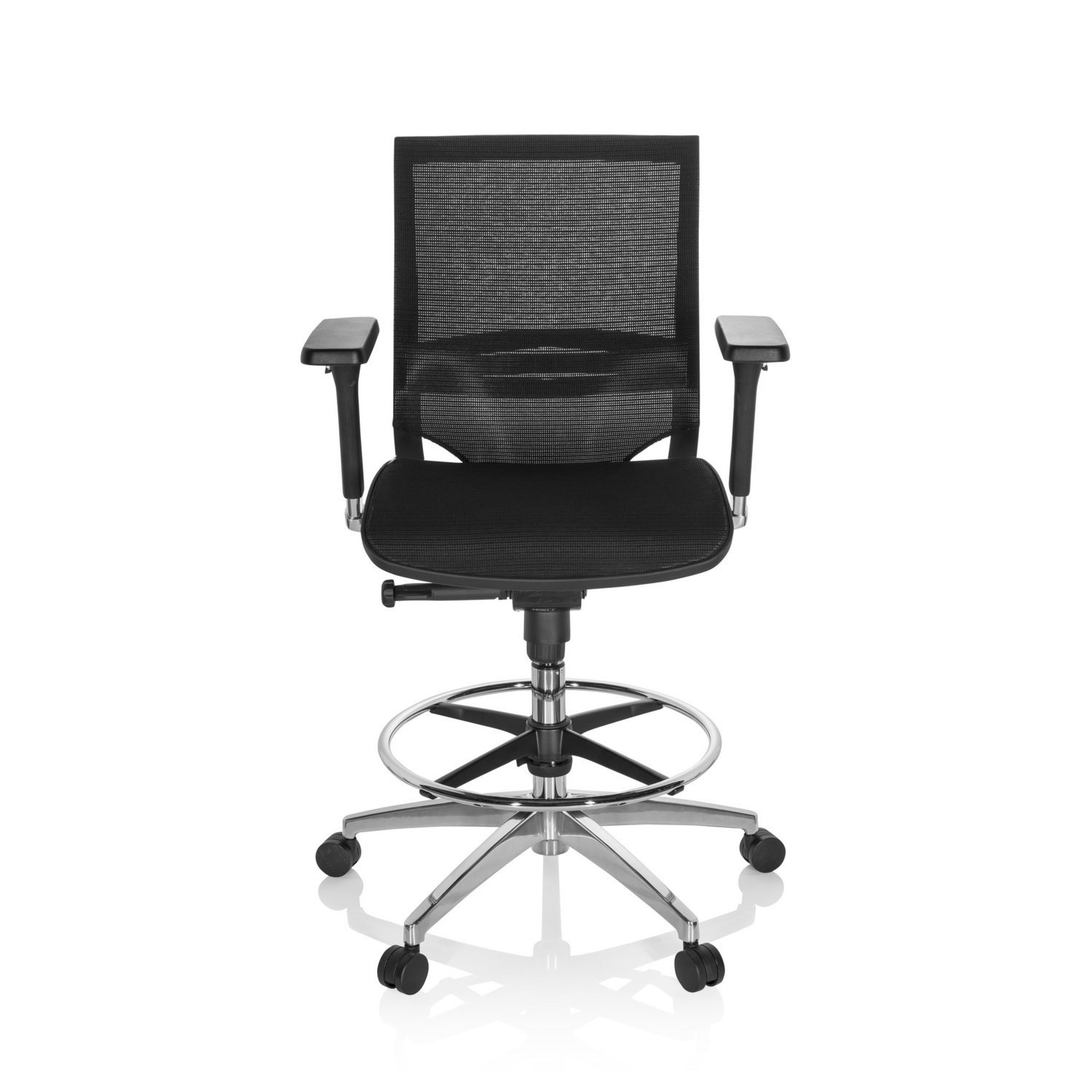 B-Ware Hjh Office Arbeitsstuhl Counterstuhl Top Work 78 Netzstoff Höhenverstellbar - 4064323000099