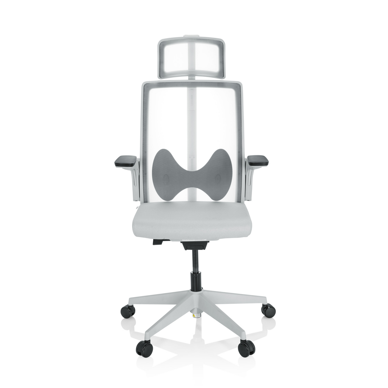 B-Ware Hjh Office Arceo W Bürostuhl Drehstuhl Stuhl Netzstoff Grau Siehe Text - 4064323014911