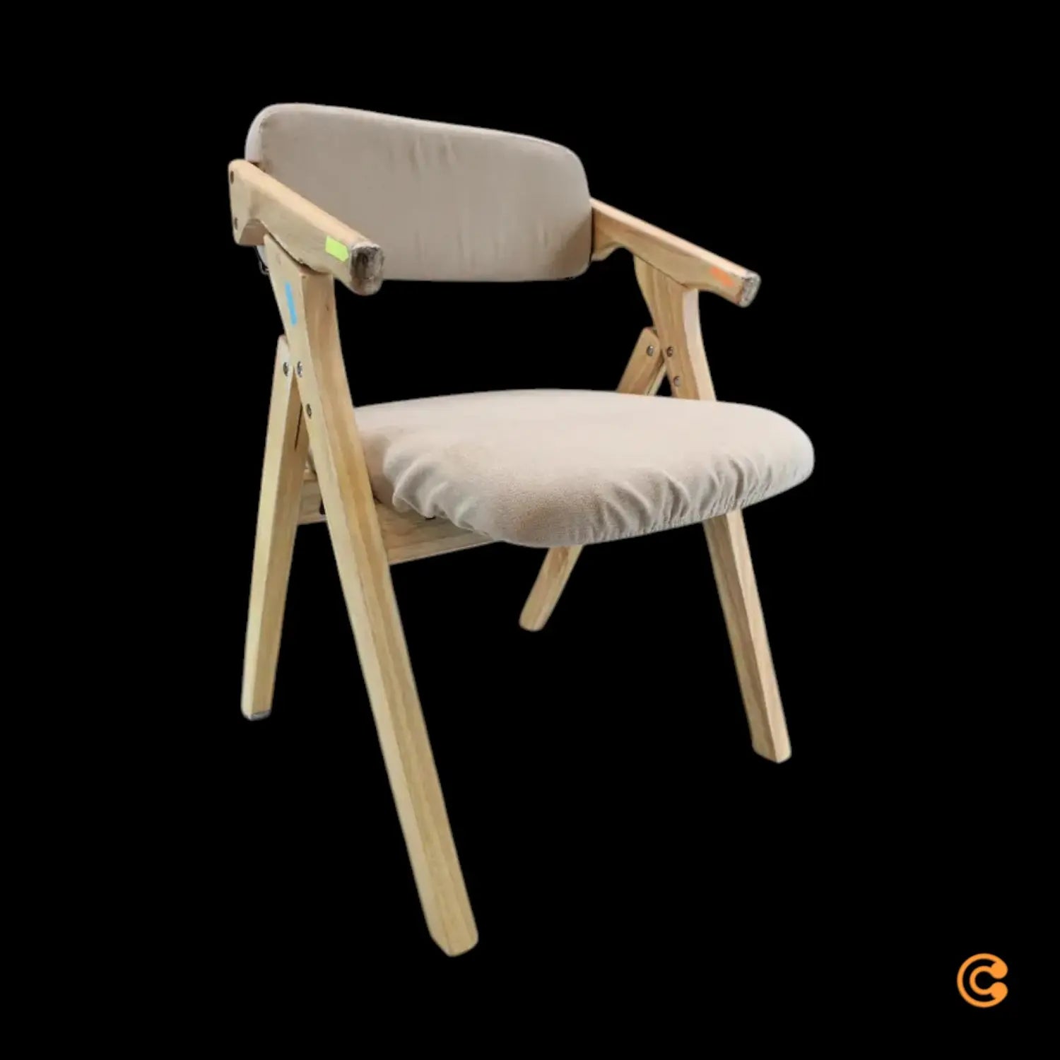 C-Ware Hjh Office Besucherstuhl Klappstuhl Scandio Beige Stoff Siehe Text/Foto - 4064323035008