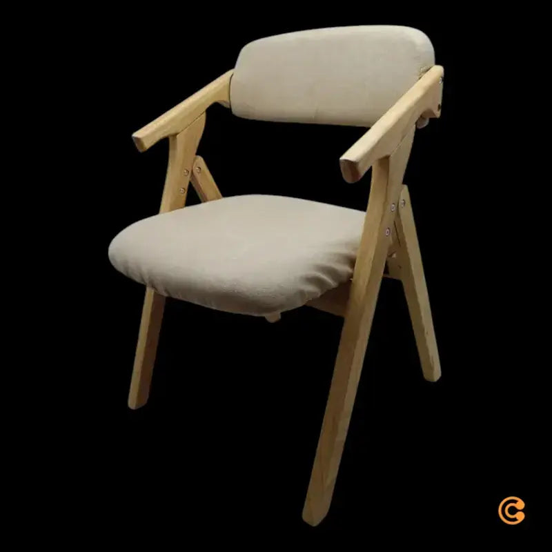 B-Ware Hjh Office Besucherstuhl Klappstuhl Scandio Holzrahmen Beige Stoff  - 4064323035008