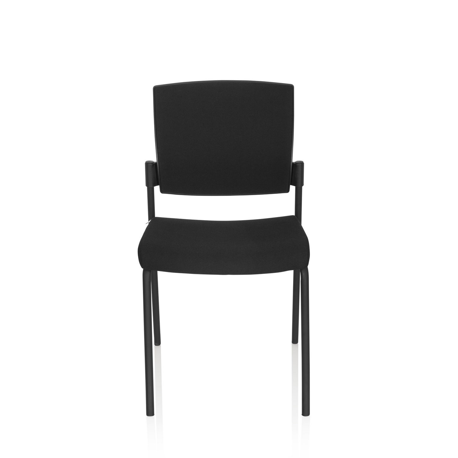 B-Ware Hjh Office Besucherstuhl Konferenzstuhl Stuhl Schwarz Stoff Stapelbar 180kg880 - 4064323000242