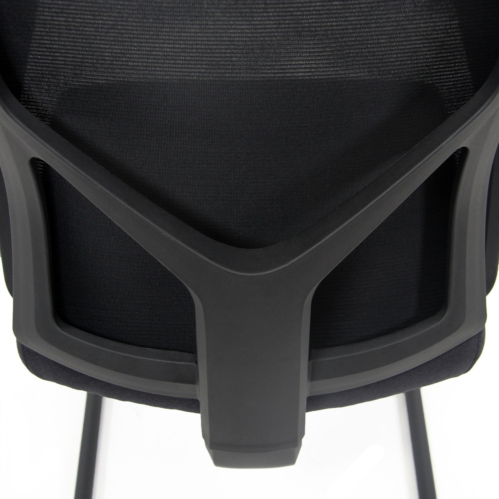 Hjh Office Besucherstuhl Konferenzstuhl Stuhl Schwarz Armlehne Breton B-Ware - 4064323014690