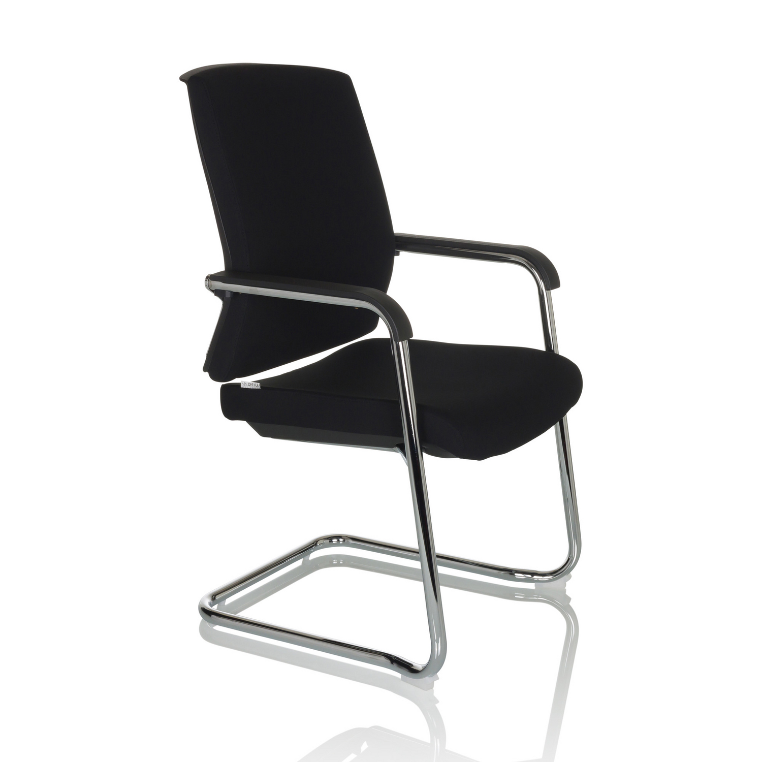 B-Ware Hjh Office Besucherstuhl Konferenzstuhl Schwarz Stapelbar Freischwinger Möbel - 4064323035367