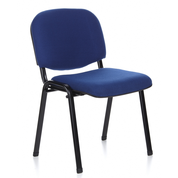 Hjh Office Besucherstuhl Konferenzstuhl Stuhl Xt 600 4er Pack Schwarz Blau B-Ware - 4251084663438