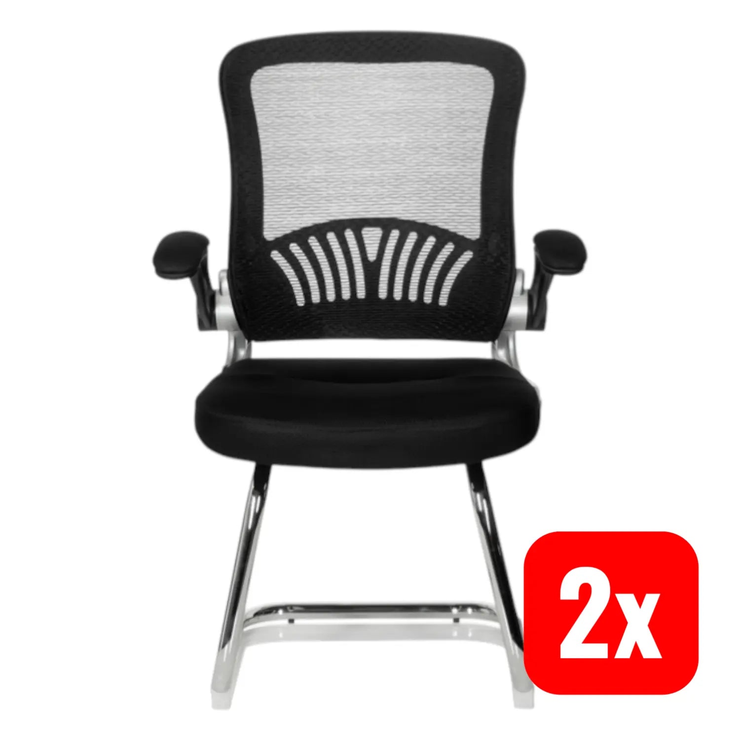 B-Ware Hjh Office Besucherstuhl Konferenzstuhl Flyer Pro V Schwarz 2 Stück Siehe Text - 4251084672393