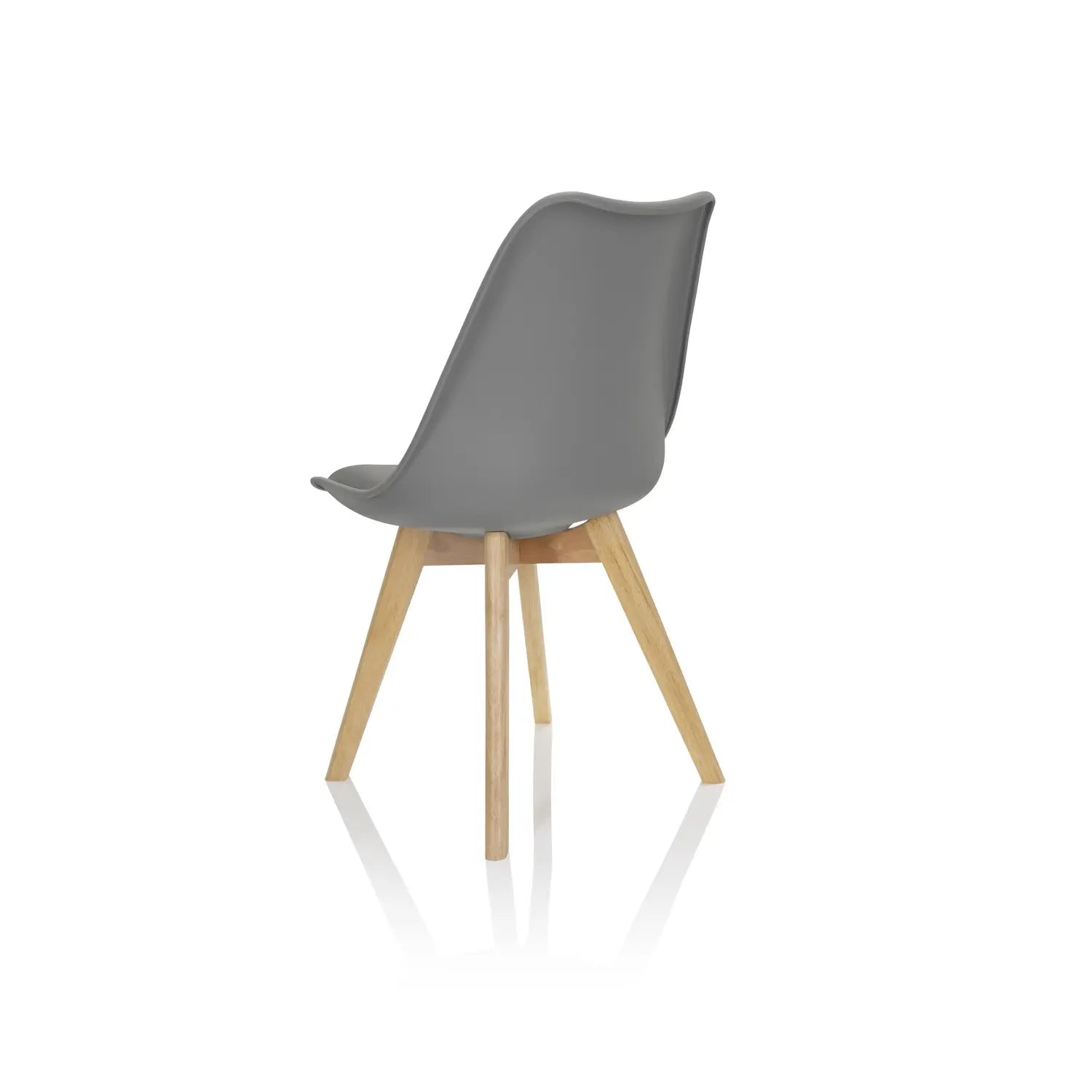 B-Ware Hjh Office Besucherstuhl Schalenstuhl Scandi Esszimmerstuhl Kunststoff Grau 114 - 4064323007142