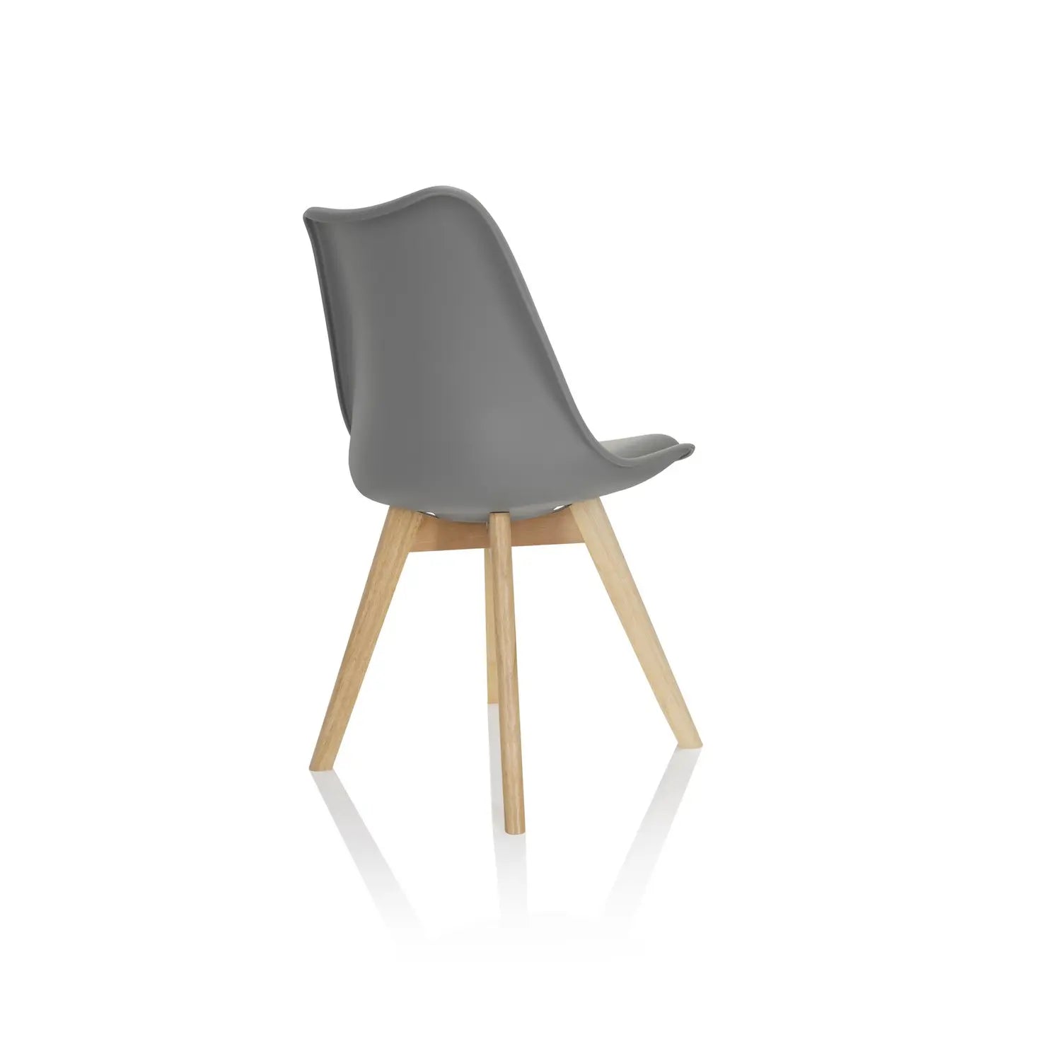 B-Ware Hjh Office Besucherstuhl Schalenstuhl Scandi Esszimmerstuhl Kunststoff Grau 114 - 4064323007142