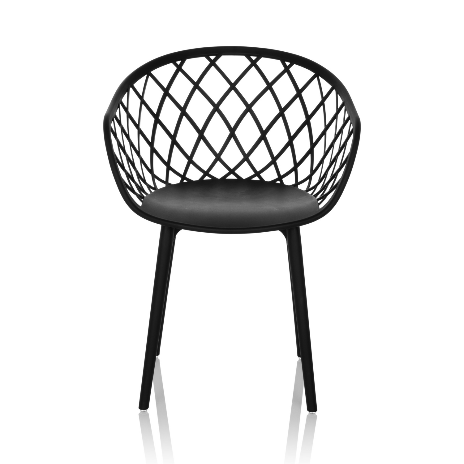 B-Ware Hjh Office Besucherstuhl Schalenstuhl Stuhl Kunststoff Netzrücken 2 Stück - 4064323037224