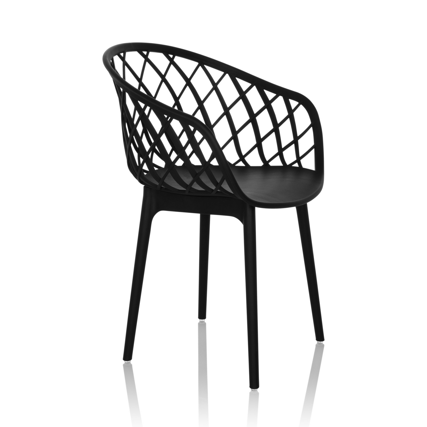 B-Ware Hjh Office Besucherstuhl Schalenstuhl Stuhl Kunststoff Netzrücken 2 Stück - 4064323037224