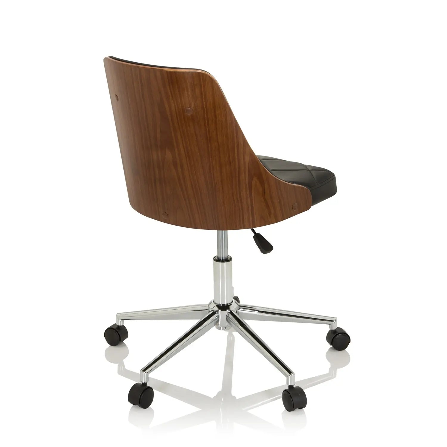B-Ware Hjh Office Bürostuhl Drehstuhl Chefsessel Kunstleder Schwarz Home Office Retro - 4064323017103