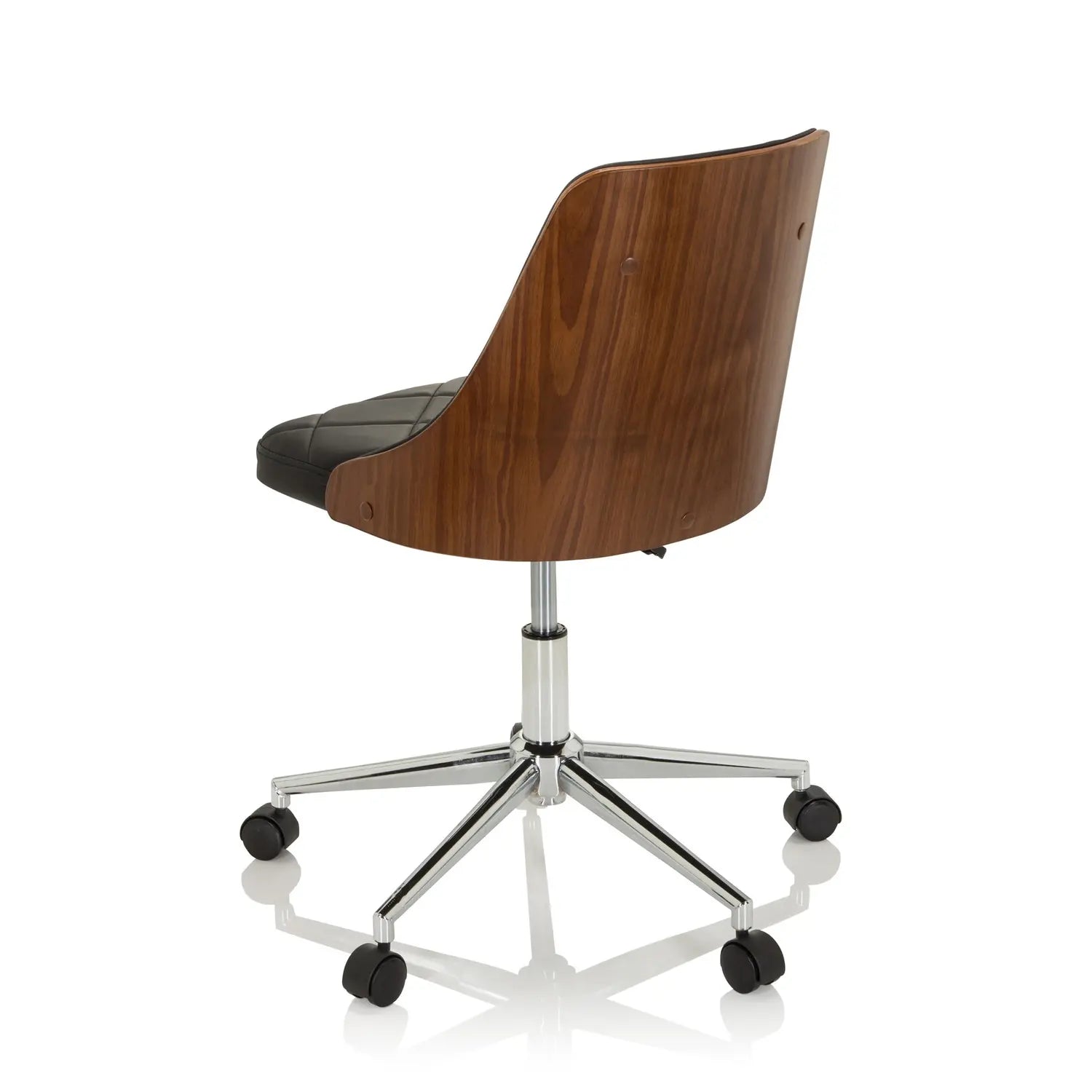 B-Ware Hjh Office Bürostuhl Drehstuhl Chefsessel Kunstleder Schwarz Home Office Retro - 4064323017103