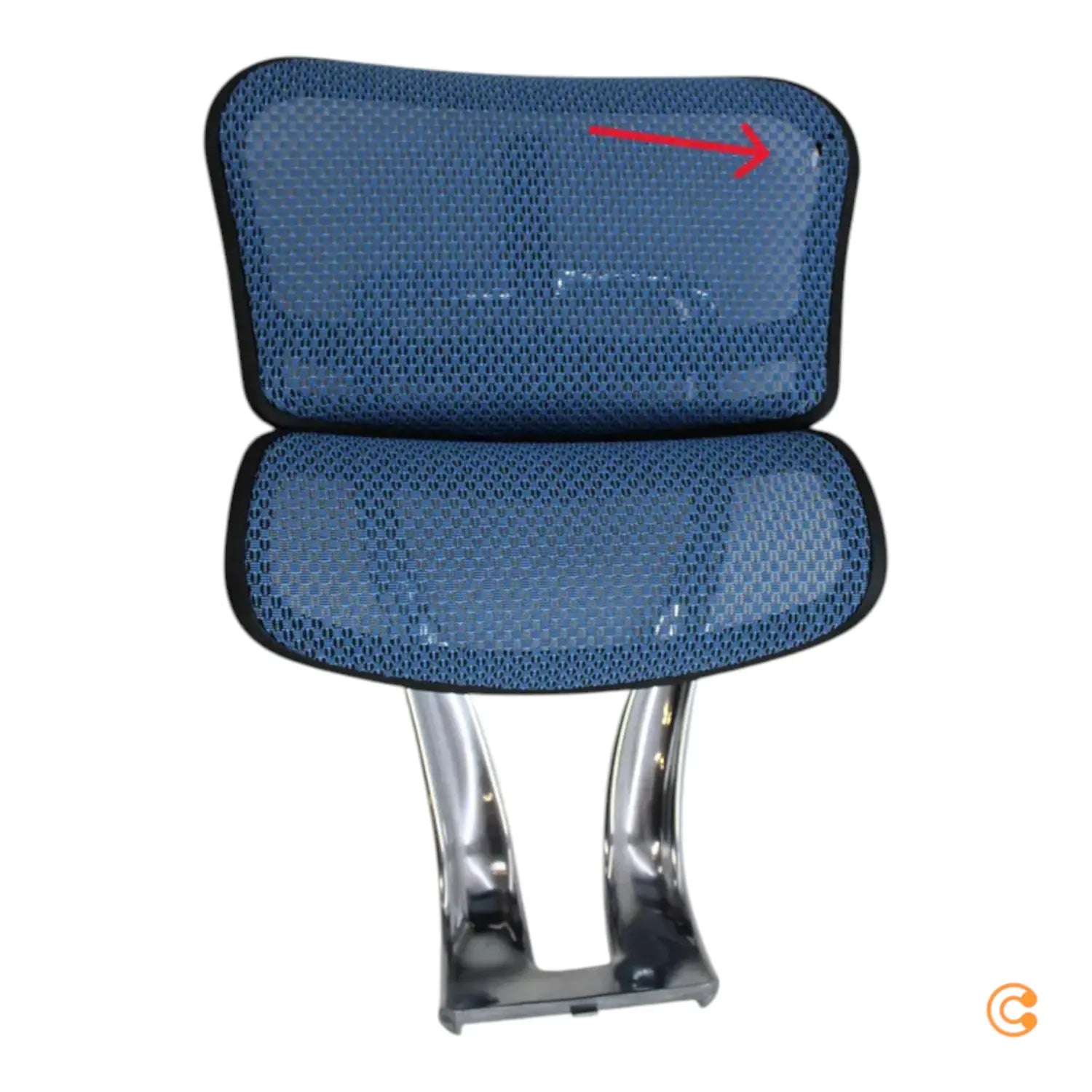 B-Ware Hjh Office Bürostuhl Chefsessel Ergohuman Netzstoff Blau Siehe Text/Foto - 4064323035558