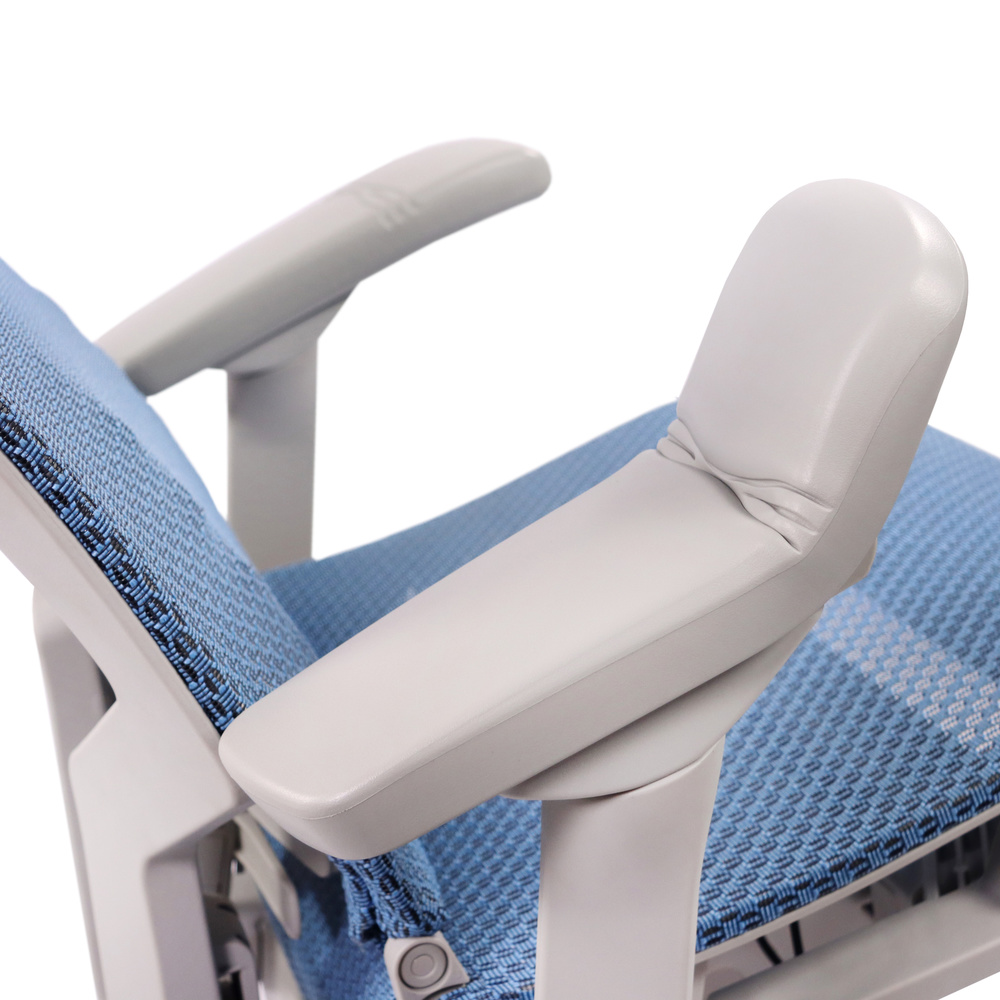 B-Ware Hjh Office Bürostuhl Chefsessel Drehstuhl Dynafit Ii G Netzstoff Blau Armlehne - 4064323035633