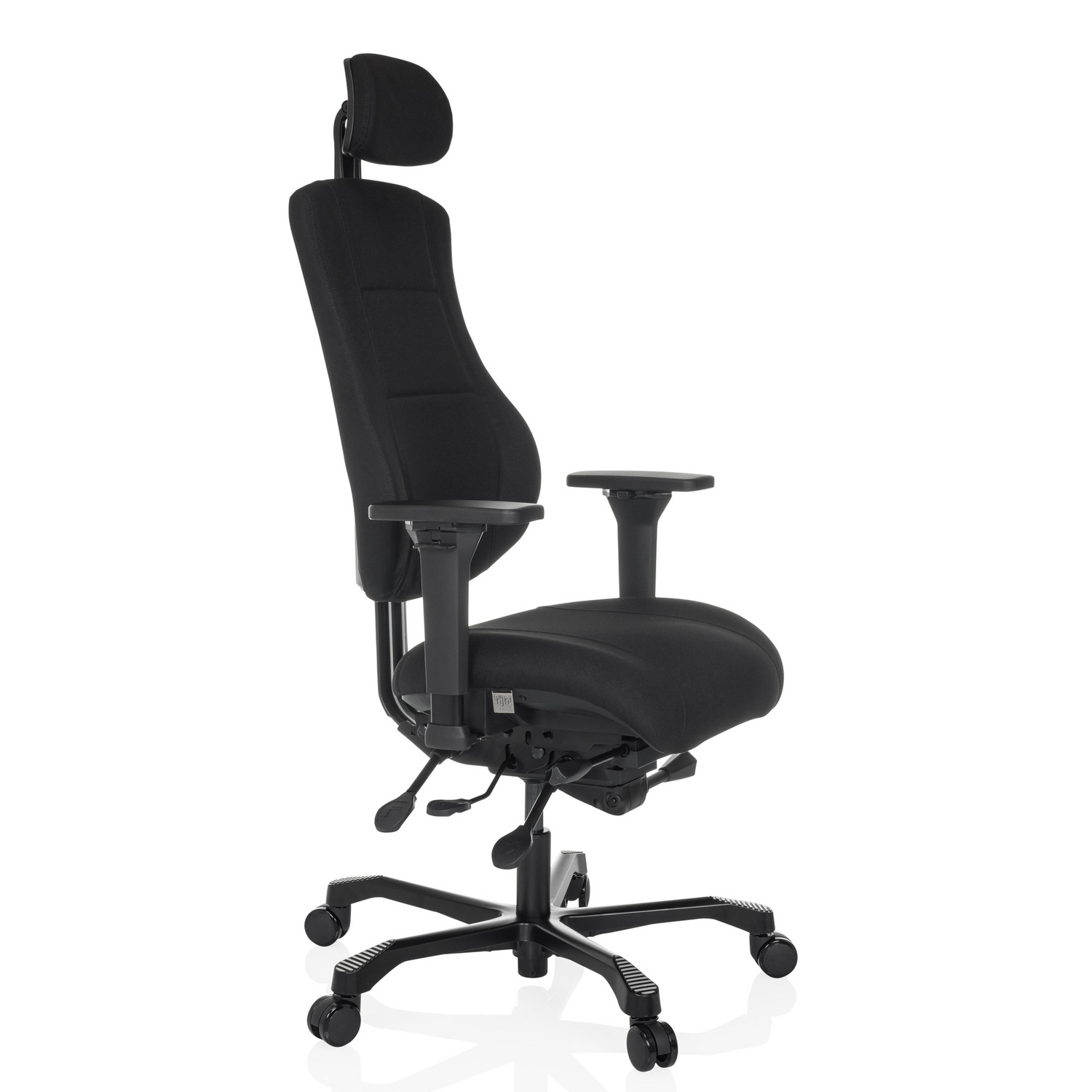 B-Ware Hjh Office Bürostuhl Drehstuhl 24 Hours Basic Schwarz Stoff Stuhl Polyester - 4064323039266