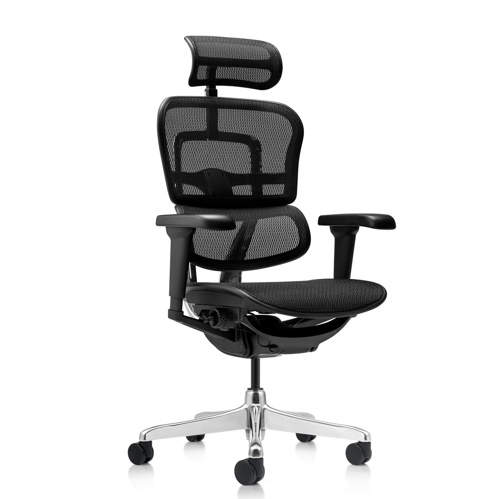 B-Ware Hjh Office Bürostuhl Chefsessel Ergohuman Ultra Gen2 Netzstoff Schwarz Sessel