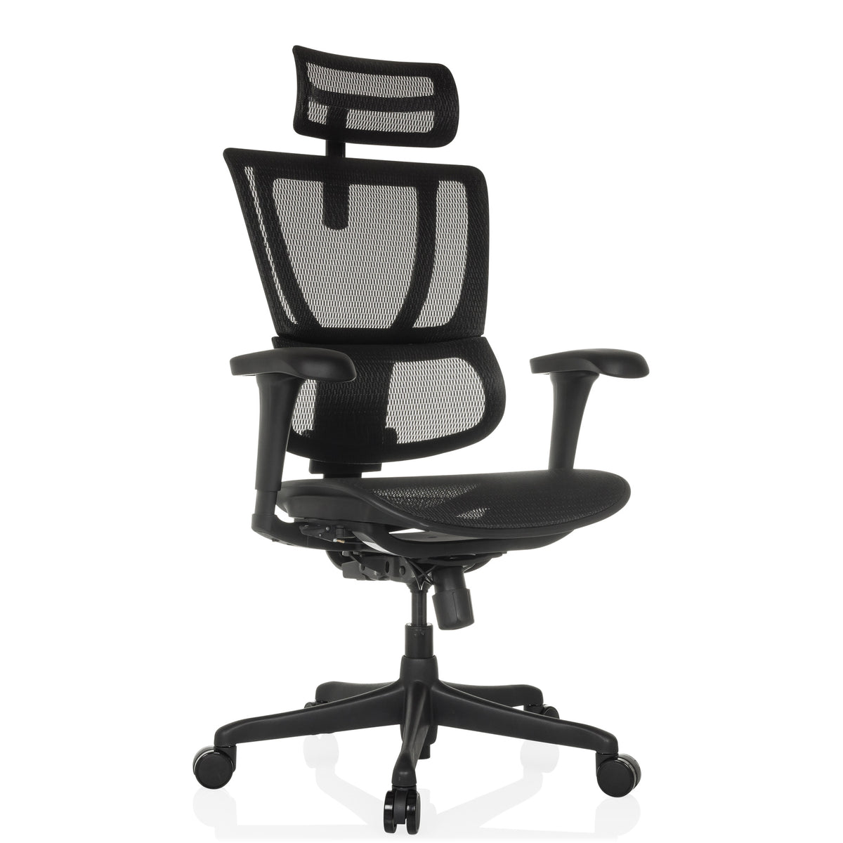 hjh OFFICE Bürostuhl Chefsessel Drehstuhl ERGOHUMAN SLIM ECO M GEN2 schwarz - 4064323045687