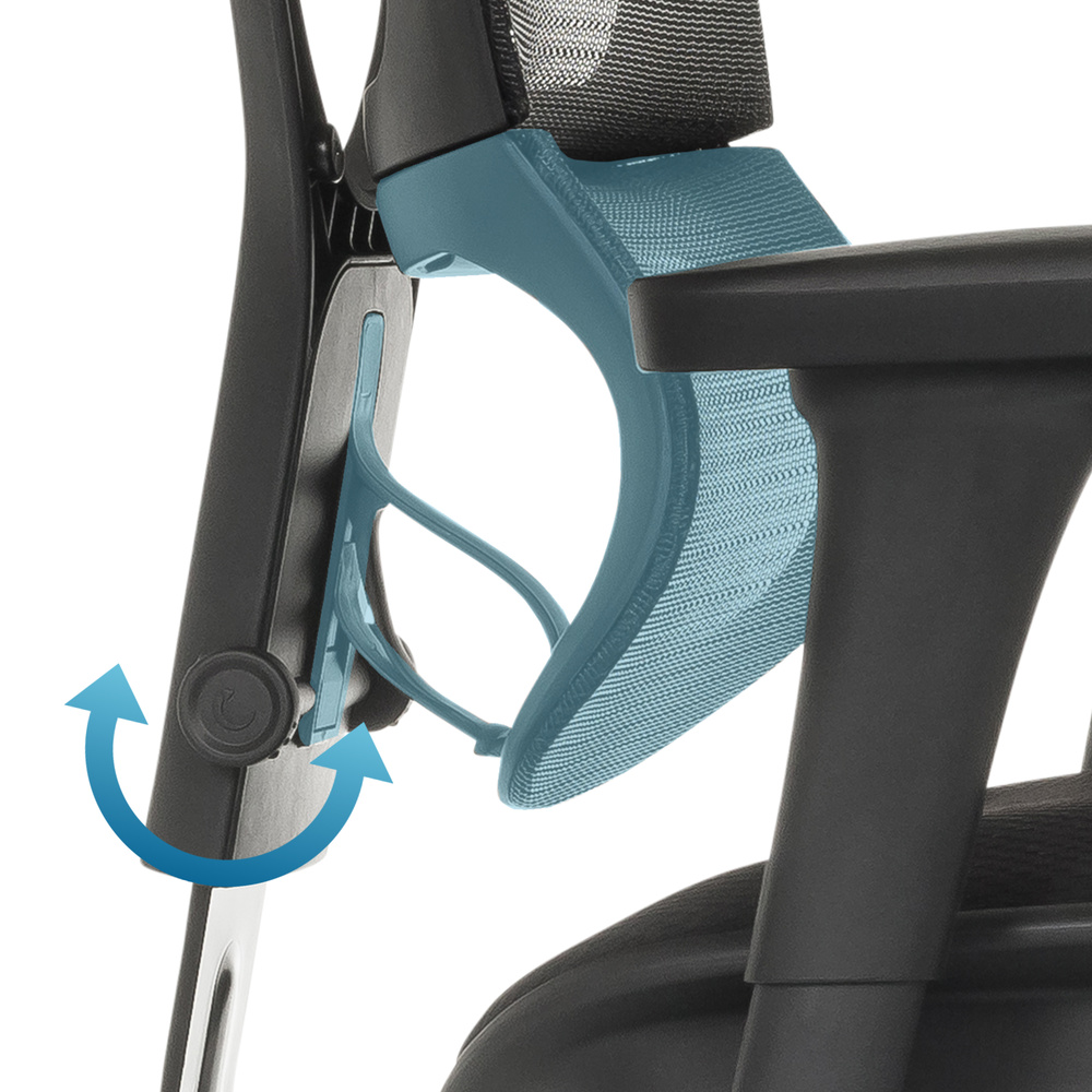 B-Ware Hjh Office Bürostuhl Chefsessel Ergohuman Slim Eco F Gen2 Sitz Stoff Sessel