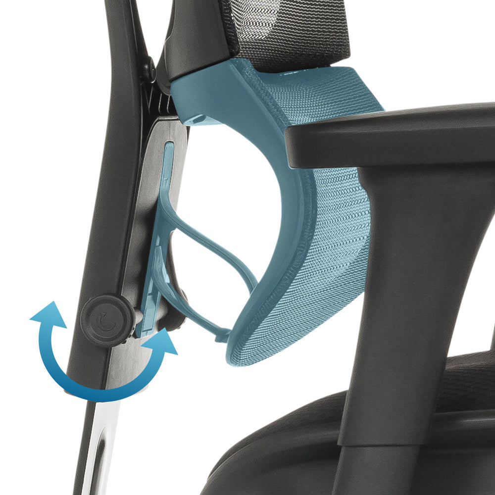 hjh OFFICE Bürostuhl Chefsessel ERGOHUMAN SLIM ECO F GEN2 Sitz Stoff Sessel - 4064323045694