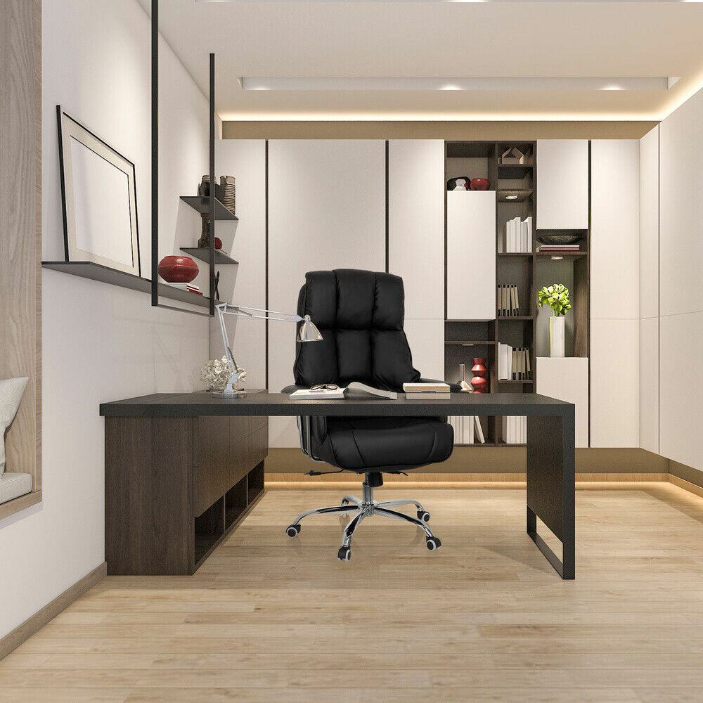 Hjh Office Bürostuhl Chefsessel Commander Schreibtischstuhl Schwarz Kunstleder B-Ware - 4251084672331
