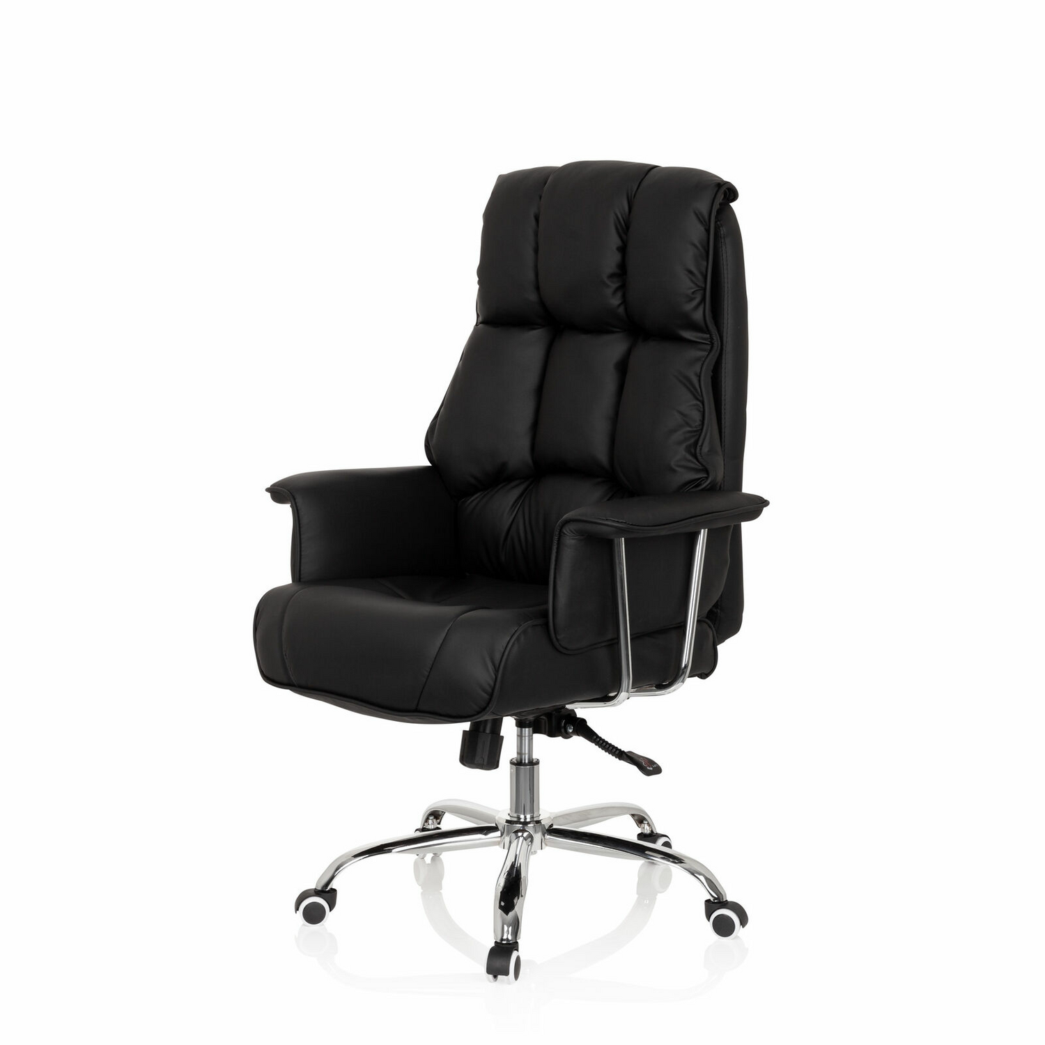 B-Ware Hjh Office Bürostuhl Chefsessel Commander Schreibtischstuhl Schwarz Kunstle242