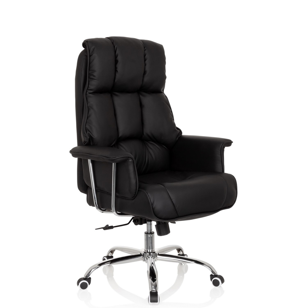 Hjh Office Bürostuhl Chefsessel Commander Schreibtischstuhl Schwarz Kunstleder B-Ware - 4251084672331