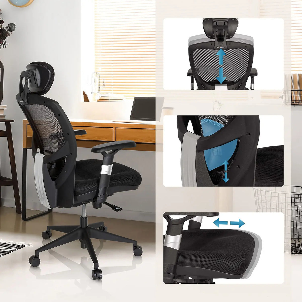 B-Ware Hjh Office Bürostuhl Chefsessel Venus Base Ergonomie Schwarz Siehe Text - 4260182534526