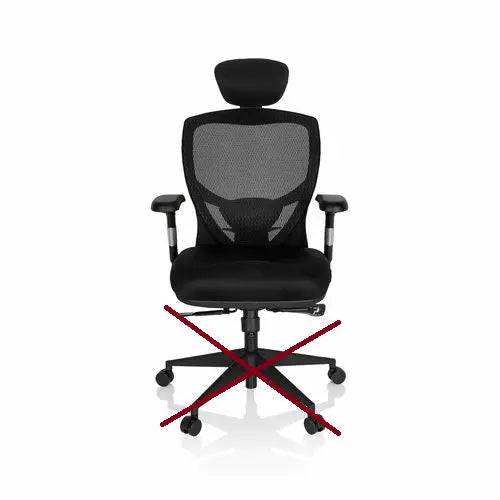 Hjh Office Bürostuhl Chefsessel Venus Base Ergonomie Schwarz Siehe Text/Foto B-Ware - 4260182534526