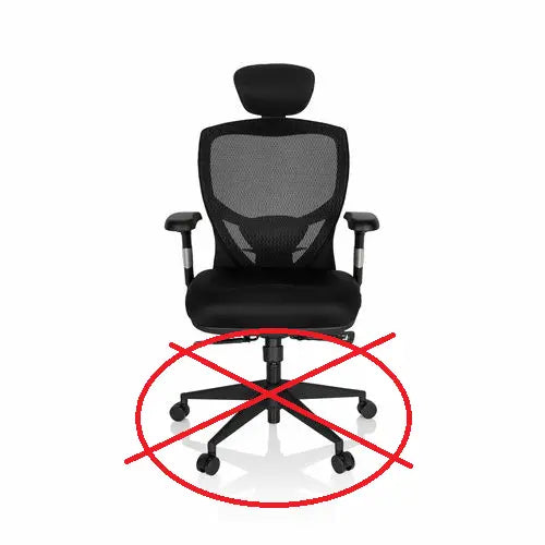 B-Ware Hjh Office Bürostuhl Chefsessel Venus Base Design Schwarz Siehe Text/Foto - 4260182534526